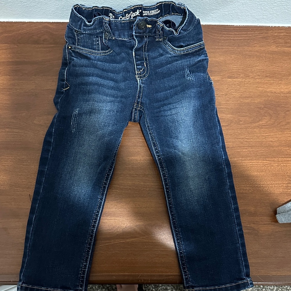 Cat & Jack Blue Super Elastic Jeans